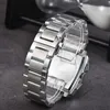 Nowy klasyczny zegarek fabrycznie zegarek luksusowy projektant 39,8 mm zegarki męski automatyczny ruch stalowy rocznica klasyczna Square Na ręka