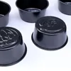 Baking Moulds 1Pcs Mini Circular Carbon Steel Cake Pudding Mold Christmas Tree Santa Claus Pumpkin Pattern Themed Series Mould