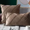 Pillow Case Home Velvet Throw Cases Cover Decorative Multi-color Optional Cushion Covers Simple Diamond Sofa