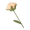 Fiori decorativi Realistici fiori finti Vibranti uncinetto Rose a stelo lungo per centrotavola di nozze Bouquet da sposa Decorazioni per San Valentino Finto