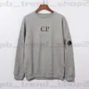 Cp sudaderas con capucha sudaderas suéter de diseñador para hombre puente cp piedra lente bolsillo lateral diseño letra impresa jersey unisex cuello redondo sudadera 811