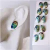 Stud Earrings Luxury Natural Abalone Shell Studs Fashion Party Women Jewelry Accessories Drop Delivery Ot2Vu