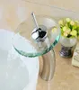 Zlew łazienki krany wodospadu kran Chrome High Glass Mixer Wykończenie Basin1800646