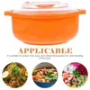 Serviessets Plastic container met deksel Instant noedelkom Keuken Salade Benodigdheden Diner Serveren Dessert Fruitopslag Soep Kantoor