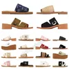 Diseñador Mulas Sandalias Zapatillas Melodía Corcho Plano Moda Gamuza Verano Cuero Diapositiva Playa Favorita Zapatos Casuales Mujeres Hombres Woody Mule Sandale