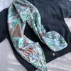 Halsdukar 18mm 90 Silk Scarf Neckerchief 2024 Spring Shawl 'City Animals'