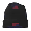 Baretten Vintage Amerikaanse vlag Motorkap Hoeden Street Print Beanie Aangepaste Skullies Mutsen Herfst Winter Casual Mannelijke Hippie Elastische Caps