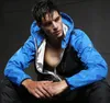 Schweiß Männer Lauf Jacken Langarm Gym Fitness Tops Mit Kapuze Zipper Mantel Sportswear Fitness Übung Sport Gym Jacke1579815