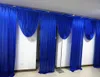 wedding decorations stylist designs backdrop swags Party Curtain drapes Celebration Stage Performance Background Satin Drape wall 1517185