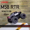LDARC 1/58 1 58 Mini RC Auto M58 2.4G RWD RTR Monster Truck Veicolo di Controllo Remoto Scrivania Giocattolo Auto Per bambini Kid 240122