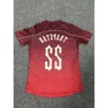 Herren-T-Shirts, Trapstar Mesh-Fußballtrikot, Blau, Schwarz, Rot, Herren-Sportbekleidung, T-Shirt, Jacke, Stop Down1996 3F1I