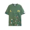 Brand Men's T-shirts Designer Luxury Trend Lanvins Classic T Shirt Chest Letter Printed Lanvin Shirt High Quality Lanvin Letter Tshirts Shoe Cotton Loose 6834