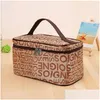 Storage Boxes Bins Organization Closet Letter Bag Fashion Portable Wash Travel Cosmetic Housekee Organizers Vacuum Drop Delivery Home Oti8R