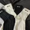 Socken Strumpfwaren Designer Damen 1 Paar Luxus Designer Atmungsaktive Tube Niedliche Baumwolle Straße U8O8