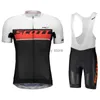 メンズトラックスーツ2024 Scott Pro Team Team Bicyc Clothing Men New Road Bike Wear Racing Clothing Scycling Jersey Set Ropa Ciclismo Mailloth24123