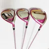 New Womens Golf Clubs HM S-07 4 별 골프 골프 클럽 세트 드라이버+페어웨이 나무 가방 흑연 골프 샤프트 및 헤드 커버