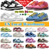 Local Warehouse Chaussures de créateurs pour hommes basses baskets décontractées panda noir blanc triple rose gris brouillard côte unc Syracuse photon poussière US Stocking aux États-Unis hommes femmes formateurs