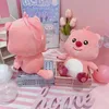 8Inch Cartoon Loopy Plush Toy Fyllda djur Pink Beaver Loopy Plushie Girls Plushy Toys Bedside Ornament Claw Machine Plush
