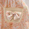 Boucles d'oreilles à tige, jupe florale pour enfants d'été