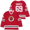 # 69 Shoresy LETTERKENNY IRISH TV Series The Boss Rhea GOON Film St John's Shamrocks Vert Blanc Rouge Hockey Jerseys Taille M-XXXL