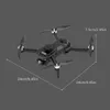 Drone F196 con doppia fotocamera HD con motore brushless, evitamento ostacoli professionale, UAV pieghevole quadcopter WIFI