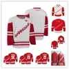 Maillots de hockey du Wisconsin Badgers College personnalisés Dylan Holloway Cole Caufield Brock Ty Pelton-Byce Ty Emberson Brian Elliott Ryan Mcdonagh Hig