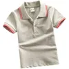 Solid Teen Polo Tshirt Summer Cotton Boys Tops Tees Elegant Children Shirt Breathable Fabric Kids Clothes 240119