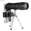 Telescopi Maifeng 8-40x40 Telescopio monoculare Zoom retrattile compatto Impermeabile Bak4 Vetro ED HD professionale con clip per telefono treppiede YQ240124