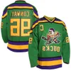 Mighty Mens Duckss Jersey 33 Greg Goldberg 96 Charlie Conway 99 Adam Banks Maillots de hockey sur glace cousus EN STOCK Fase Shipping S-Xxxl 20 Hig