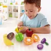 Keukens Speelvoedsel 1Set Simulatie Keuken Speelgoed Klassiek Houten Fruit Groente Snijden Puzzel Vroeg Onderwijs Huis Toysvaiduryb