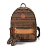 Varumärkesdesigner ryggsäck för Women Canvas Mini Doll Back Pack dragkedja Väskor Ladies Fashion Bag 61613254o
