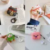 イヤホンのアクセサリー携帯電話イヤホンかわいい動物漫画ソフトヘッドセットアップルエアポッド用ソフトヘッドセットボックスエアポッド用プロケース