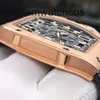 Richardmiler Luxury Wristwatches Manual Winding Tourbillon Watch Richardmill Mens Series RM 6701 Rose Gold Limited Edition Automatic Chaining Ultra Thin WR CK8O