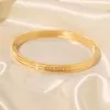 Gioielli impermeabili Bracciale con zirconi a strisce multistrato Bracciale minimalista in acciaio inossidabile placcato oro non ossidante Accessori Mujer