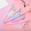 Pcs Wholesale Moon Feather Pendant Gel Pen Cute Student Creative Celebrity Set Stationery Pens For Writing