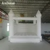 wholesale Commercial White bounce house Inflatable Bouncy Castle blow up moonwalk Jumping Bouncer houses Adult and Kids jumper for Wedding