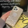 Obudowy telefonu komórkowego Bling Luksusowy 3D Diamond Protection Miękka klapa telefoniczna na iPhone 14 Plus 13 11 12 Pro Max Cover J240124
