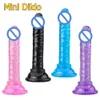 Dildos/dongs realistiska mini dildo silikon penis med sugkopp g spot butt plug anal leksaker sex leksaker för kvinnlig kvinnlig onani