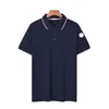 3 renk temel erkek polo gömlek erkek tişört göğüs nakış logo polo gömlek yaz tshirts fransa lüks marka tee adam üstleri m-xxl