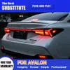 Toyota Avalon LED Tail Light의 자동차 스타일 리어 램프 스 트리머 턴 신호 표시기 19 브레이크 리버스 주차 조명