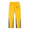 Designer Uomo Jeans viola Jeans jnco Jeans ksubi True Jeans Jeans y2k Pantaloni lunghi a vita alta Pantaloni sportivi dritti Jean Pantaloni con stampa di lettere maculate Coppia di High Street