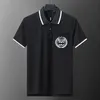 MENS POLOS DESIGNER EMBRODERAD LOGO POLO SHIRTS Märke Kläder Bomull Summer Kort ärm Business Designers Tops T Shirt Casual Striped Breatble Clothes Clothes