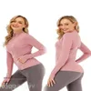 lu lu lu define woman yoga fitness jacket longs Sleeve Bodybuilding Jacket