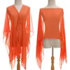 Foulards Couleur unie Crème solaire Châle respirant Protection UV Cardigan en mousseline de soie Cardigan d'été Beach Bikini Cover Up Soie légère