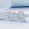 Stud Earrings Self Product 925 Sterling Silver Charms Love Type Beads For Fine Jewelry Making Fit Original Women Gift Bracelet Party Travel