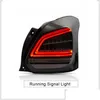 Bilens bakljus styling för 20 19 Suzuki Swift Taillight Assembly LED Running Light Streamer Turn Signal Brake Reverse Lamp Drop Deliv OT7JZ