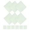 Serviette de table 12 pièces serviettes en tissu satiné dîner carré mariage réutilisable lavable tissu polyester (polyester)