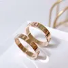 Cgr004 18k Real Gold Romantic Love Rings with Screw for Women and Men Engagement Wedding Band 3.6mm Promise Rings Jewelry Gift