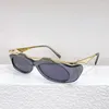 Sonnenbrille M135 Unregelmäßige Acetatlegierung Frauen UV400 Modedesigner Marke Schildkröte Schwarze Brille Outdoor Gold Qualität Brillen
