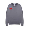 Kadın Sweaters 2024 Tasarımcı Sweater Kadın Kırmızı Kalp Lüks İşlemeli Kaşmir Hardigan Kazak En Kalite Moda Avrupa ve Amerika Külot Örme